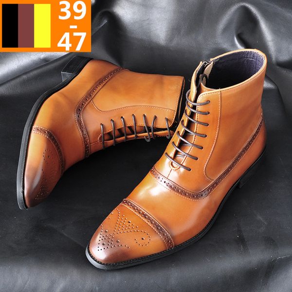 mazefeng work shoes winter boots men big size plush warm winter shoes men brown vintage boots safety 2020 size 39-47, Black
mazefeng work shoes winter boots men big size plush warm winter shoes men brown vintage boots safety 2020 size 39-47, Black