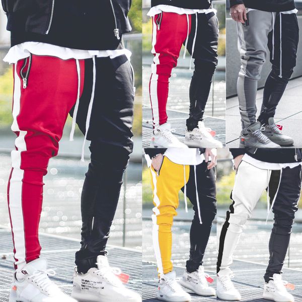 Autumn Winter Sweatpants Mens Casual Side Striped Patchwork Color Pants Jogger Sportswear Sweatpants Bottom Hip Hop Contrast Color Pants
Autumn Winter Sweatpants Mens Casual Side Striped Patchwork Color Pants Jogger Sportswear Sweatpants Bottom Hip Hop Contrast Color Pants