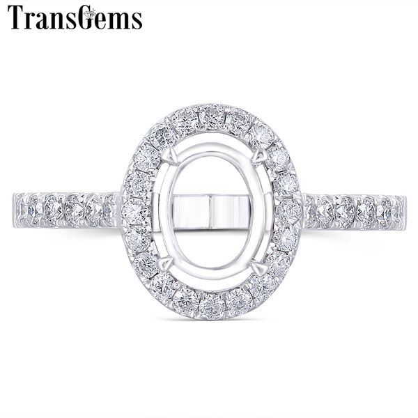 transgem customized 14k white gold moissanite stone semi-mount for halo engagement ring suitable for center 7x9mm oval stone y19032201, Slivery;golden
transgem customized 14k white gold moissanite stone semi-mount for halo engagement ring suitable for center 7x9mm oval stone y19032201, Slivery;golden