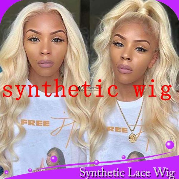 mhazel long wavy blonde #0809 middle part synthetic front lace wig 26in 150%density for african americans, Black
mhazel long wavy blonde #0809 middle part synthetic front lace wig 26in 150%density for african americans, Black