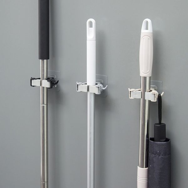mop double buckle ox horn shape seamless wall-mounted household broom double buckle with hook
mop double buckle ox horn shape seamless wall-mounted household broom double buckle with hook