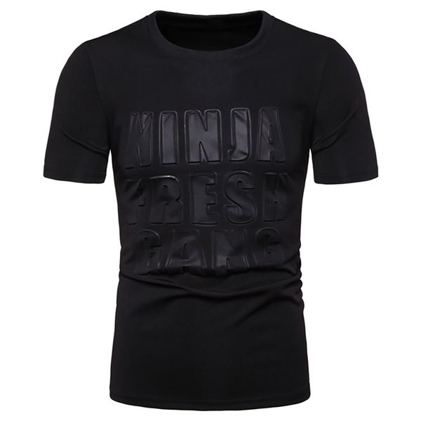 womail 2019 summer new men's fashion short sleeve letter trend casual o-neck polyester white black blouse dropship apr11
womail 2019 summer new men's fashion short sleeve letter trend casual o-neck polyester white black blouse dropship apr11