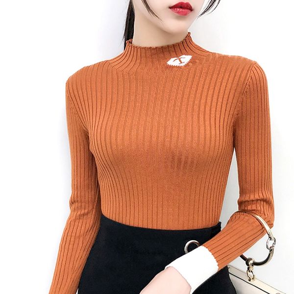 women's korean style core-spun yarn half sweater basic slim fit turtleneck knitwear female pullover jumpers y3, White;black
women's korean style core-spun yarn half sweater basic slim fit turtleneck knitwear female pullover jumpers y3, White;black