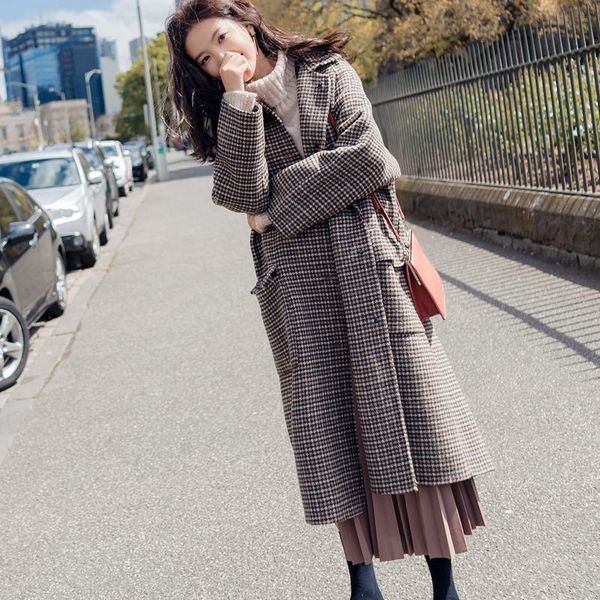 overcoat autumn jacket women fashion long woolen coat single breasted female winter woolen coats, Black
overcoat autumn jacket women fashion long woolen coat single breasted female winter woolen coats, Black
