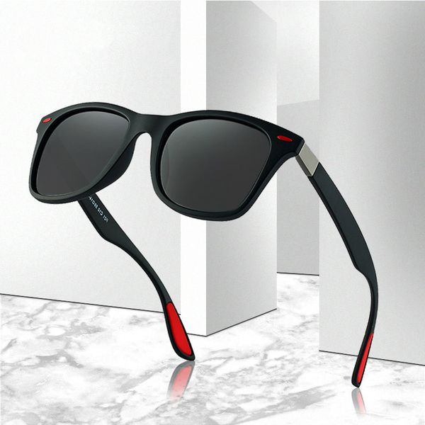 2019 new men's square polarized sunglasses high-end designer brand fashion men's sunglasses retro driving glasses, White;black
2019 new men's square polarized sunglasses high-end designer brand fashion men's sunglasses retro driving glasses, White;black