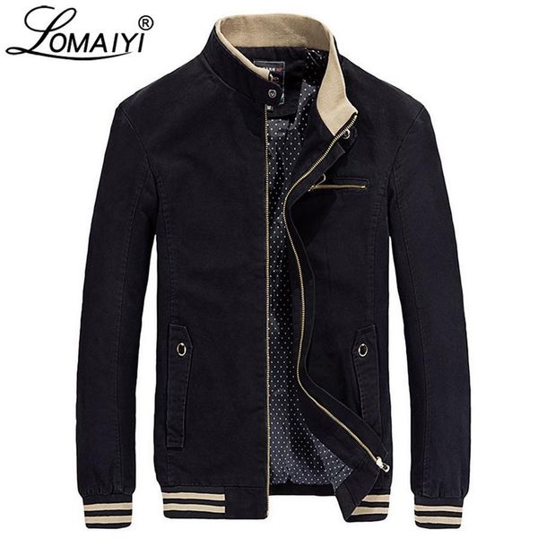 lomaiyi men's pure cotton business casual jacket men spring autumn slim fit coat male bomber jackets with zipper pocket bm046, Black;brown
lomaiyi men's pure cotton business casual jacket men spring autumn slim fit coat male bomber jackets with zipper pocket bm046, Black;brown
