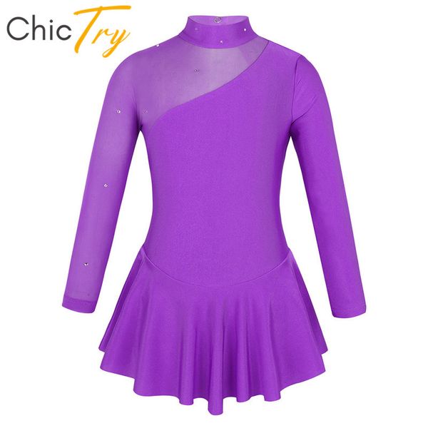 chictry kids girls tulle long sleeves rhinestone figure ice skating dress ballroom child gymnastics leotard ballet dance costume, Black;red
chictry kids girls tulle long sleeves rhinestone figure ice skating dress ballroom child gymnastics leotard ballet dance costume, Black;red