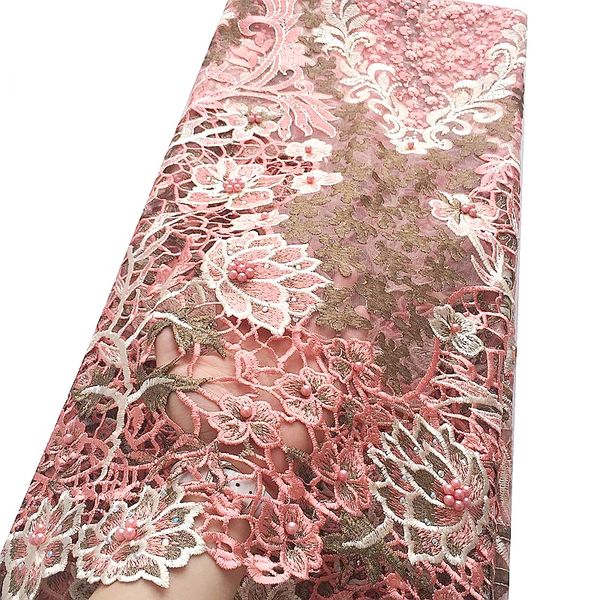 luxury nigerian lace fabric 2020 peach gold african fabric lace material swiss guipure lace fabric with beads, Black;white
luxury nigerian lace fabric 2020 peach gold african fabric lace material swiss guipure lace fabric with beads, Black;white