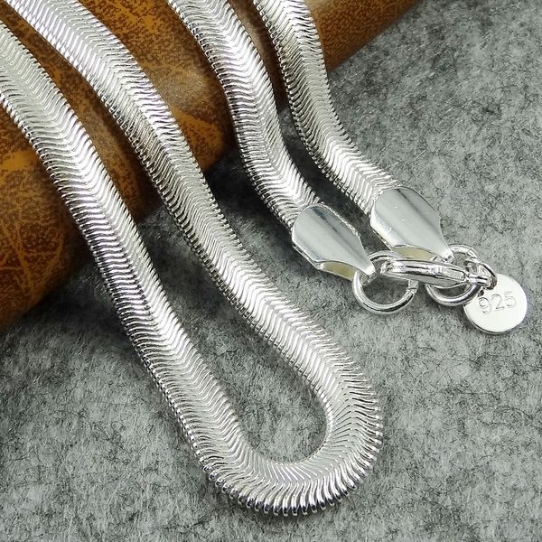 1 piece 16-24inch nice 925 sterling silver smooth snake man necklace chain with lobster clasps set heavy jewelry
1 piece 16-24inch nice 925 sterling silver smooth snake man necklace chain with lobster clasps set heavy jewelry