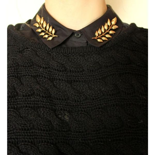 new arrival shirt collar clips broches jewelry fashion wheat vintage broche gold silver leaf pin women and men brooches cy055, Gray
new arrival shirt collar clips broches jewelry fashion wheat vintage broche gold silver leaf pin women and men brooches cy055, Gray