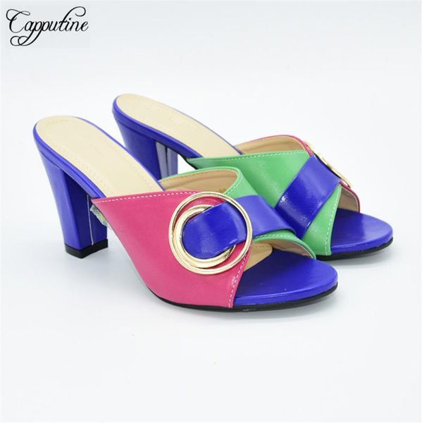 latest royal blue with fuchsia and green design shoes african women's high heel pumps 88-30,heel height 9.5cm, Black
latest royal blue with fuchsia and green design shoes african women's high heel pumps 88-30,heel height 9.5cm, Black