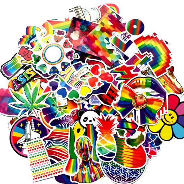 60pcs pack waterproof pvc rainbow stickers suitcase motorcycle funny graffiti water bottle bicycle kids cool stickers toy
60pcs pack waterproof pvc rainbow stickers suitcase motorcycle funny graffiti water bottle bicycle kids cool stickers toy