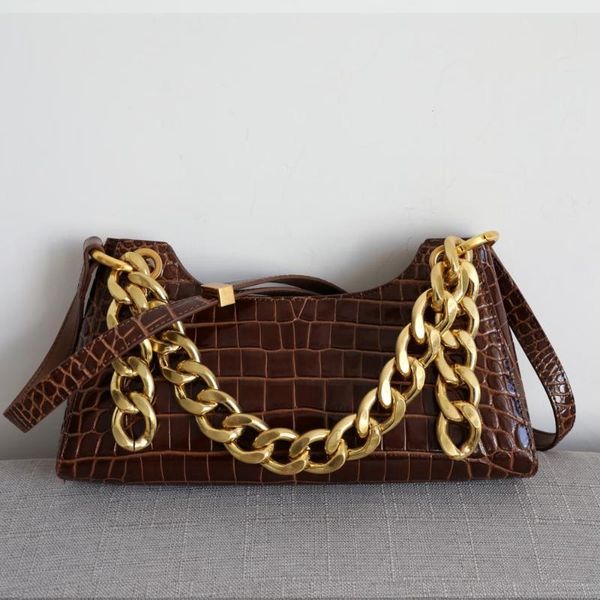 moon underarm bag lady leather purses pochette large chain crocodile pattern shoulder handbag design female crossbody bag
moon underarm bag lady leather purses pochette large chain crocodile pattern shoulder handbag design female crossbody bag
