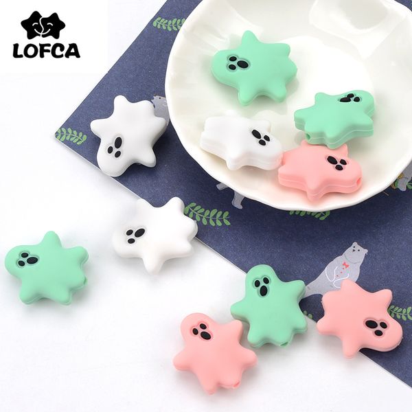 ghost silicone beads 5pcs/lot bpa baby teething bead for diy jewelry making chewable baby teething gift
ghost silicone beads 5pcs/lot bpa baby teething bead for diy jewelry making chewable baby teething gift