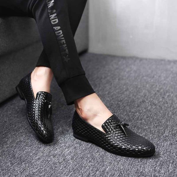 men shoes luxury classic fashion formal wedding dress shoes for men oxfords zapatos hombre weaving leather, Black
men shoes luxury classic fashion formal wedding dress shoes for men oxfords zapatos hombre weaving leather, Black