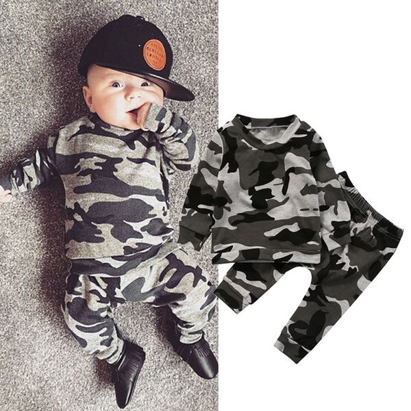newborn baby boy girl autumn long sleeve o neck camouflage printed soft t-shirt pants outfit set sports clothes, Black;blue
newborn baby boy girl autumn long sleeve o neck camouflage printed soft t-shirt pants outfit set sports clothes, Black;blue
