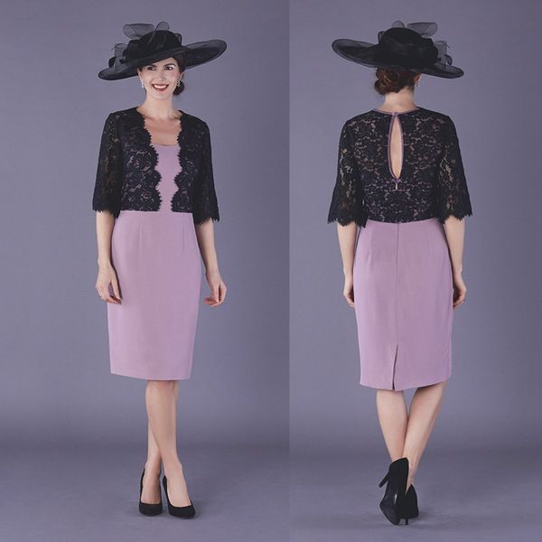 2020 modest formal mother of the bride dress jewel neck lace applique satin mother dress evening gowns two pieces ankle length customized, Black;red
2020 modest formal mother of the bride dress jewel neck lace applique satin mother dress evening gowns two pieces ankle length customized, Black;red