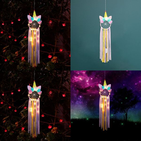 unicorn aerial pendant cute girl style dreamcatcher handmade compilation multi colors iron ring colored lights dreamcatchers 14 5ms l1
unicorn aerial pendant cute girl style dreamcatcher handmade compilation multi colors iron ring colored lights dreamcatchers 14 5ms l1