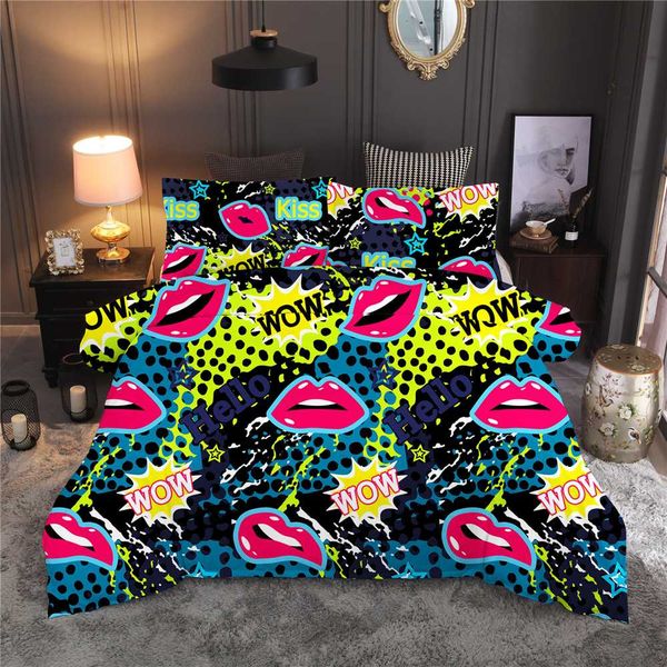 nordic fashion girls bed linens set 3d personality lips duvet cover set soft skin-friendly us full couplesbedding for adults
nordic fashion girls bed linens set 3d personality lips duvet cover set soft skin-friendly us full couplesbedding for adults