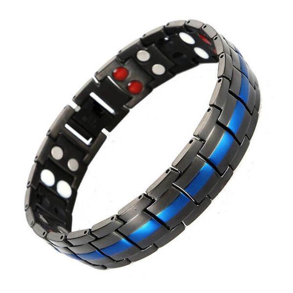 menstitanium steel magnetictherapy bracelet with double strong magnets for arthritis pain relief wrist band men jewelry, Golden;silver
menstitanium steel magnetictherapy bracelet with double strong magnets for arthritis pain relief wrist band men jewelry, Golden;silver