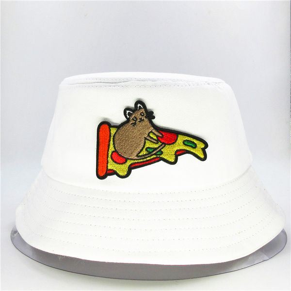 2020 new style cartoon pizza embroidery bucket hat fisherman hat outdoor travel sun cap hats for men and women 107
2020 new style cartoon pizza embroidery bucket hat fisherman hat outdoor travel sun cap hats for men and women 107