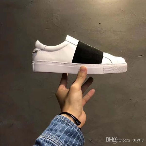 fashion designer low mens womens casual shoes with knots on the back paris strap leather sneaker for men women size 35-46, Black
fashion designer low mens womens casual shoes with knots on the back paris strap leather sneaker for men women size 35-46, Black