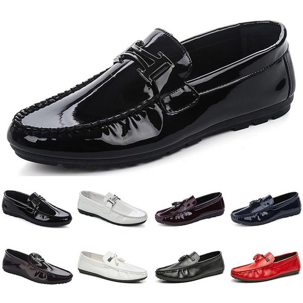2020 designer luxury mens women casual shoes black loafers flat patent leather slip on fashion trainers sneakers size 39-44 color18
2020 designer luxury mens women casual shoes black loafers flat patent leather slip on fashion trainers sneakers size 39-44 color18