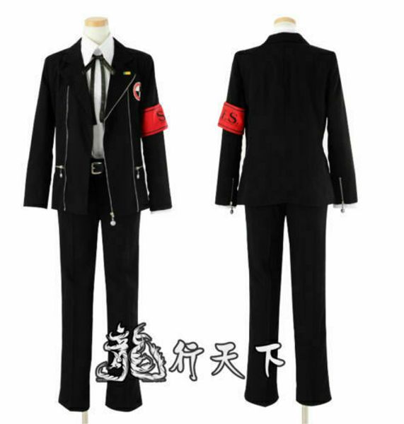 persona 3 minato arisato gekkoukan uniform cosplay costume ing, Black;red
persona 3 minato arisato gekkoukan uniform cosplay costume ing, Black;red