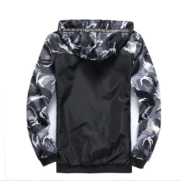 men hoodies sweatshirts spring autumn fashion jacket hooded camouflage hip hop jakcet, Black;brown
men hoodies sweatshirts spring autumn fashion jacket hooded camouflage hip hop jakcet, Black;brown