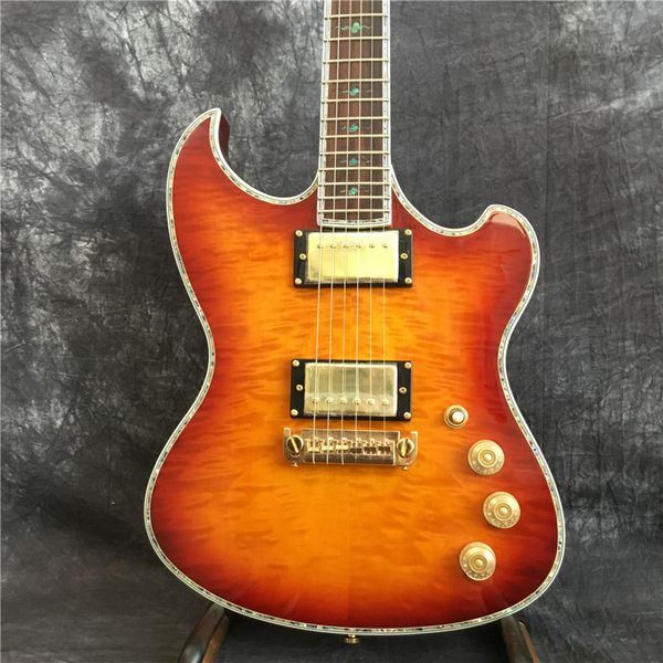 2020 ral new sg electric guitar guitar. the fingerboard color shell is inlaid and wrapped in color stripes. new style, ing
2020 ral new sg electric guitar guitar. the fingerboard color shell is inlaid and wrapped in color stripes. new style, ing
