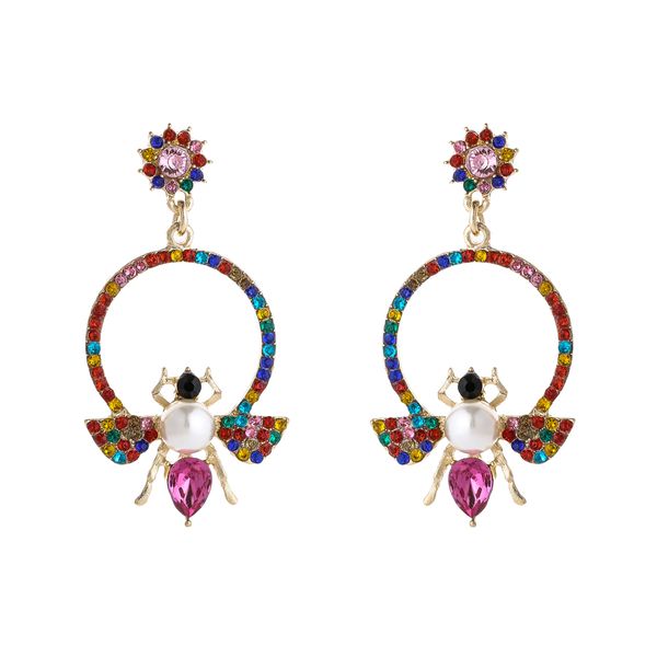 cute bee shape blingbling rhinestone crystal drop earrings for women girl party jewelry gift, Silver
cute bee shape blingbling rhinestone crystal drop earrings for women girl party jewelry gift, Silver