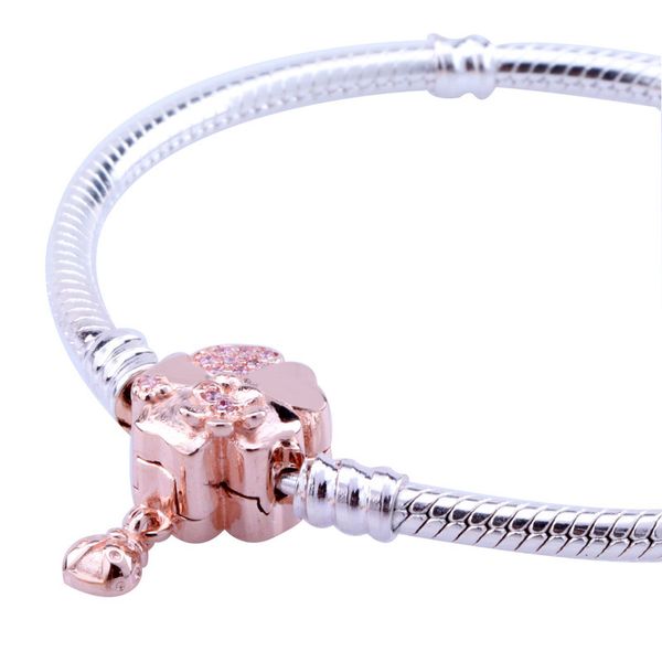 original rose wildflower meadow floral clasp snake chain bracelet bangle fit 925 sterling silver bead charm diy europe jewelry, Black
original rose wildflower meadow floral clasp snake chain bracelet bangle fit 925 sterling silver bead charm diy europe jewelry, Black