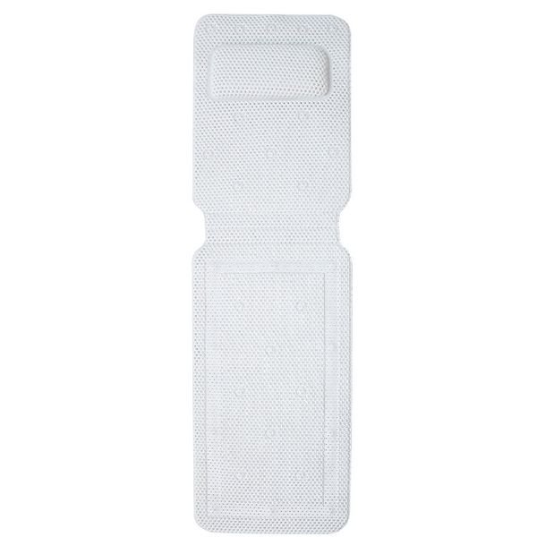 full body bath pillow and bath mat soft body spa mattress with non-slip suction cup and headrest for neck back support
full body bath pillow and bath mat soft body spa mattress with non-slip suction cup and headrest for neck back support
