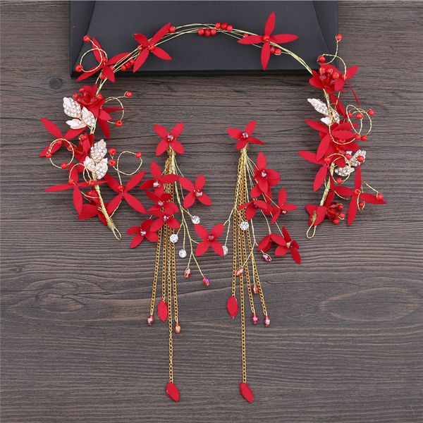 bride headwear red manual hair hoop wedding dress toast serve hair a korean head floriation product marry chinese style accessories, Silver
bride headwear red manual hair hoop wedding dress toast serve hair a korean head floriation product marry chinese style accessories, Silver