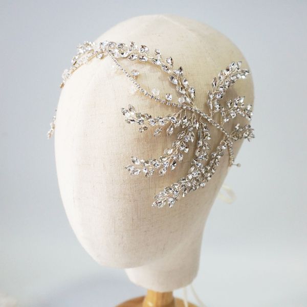vintage crystal bridal hair vine headband antique silver luxury wedding headpiece crown fashion women hair accessories, Golden;white
vintage crystal bridal hair vine headband antique silver luxury wedding headpiece crown fashion women hair accessories, Golden;white