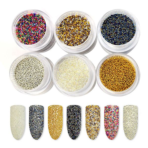 1 box 0.6~0.8mm mini caviar beads rhinestone for nails colorful micro beads crystal 3d nail art decorations mjz2135, Silver;gold
1 box 0.6~0.8mm mini caviar beads rhinestone for nails colorful micro beads crystal 3d nail art decorations mjz2135, Silver;gold