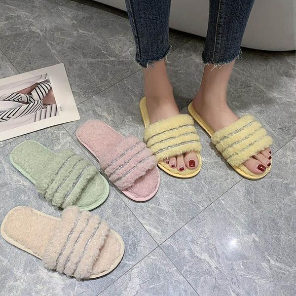 furry plush women slippers slides indoor flip flops casual home slipper femme pantoufles slippers women zapatos de mujer, Black
furry plush women slippers slides indoor flip flops casual home slipper femme pantoufles slippers women zapatos de mujer, Black