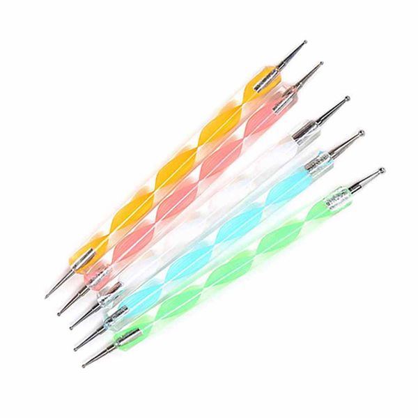 5pcs painting drawing nail art point tools 13cm dotting pen paint marbleizing polish manicure tools, Silver
5pcs painting drawing nail art point tools 13cm dotting pen paint marbleizing polish manicure tools, Silver