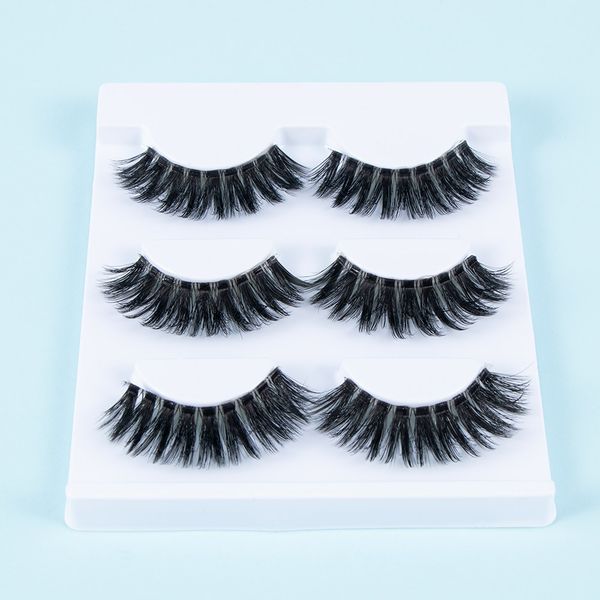 3pairs 3d hair natural soft black false eyelashes long messy makeup fake eye lashes extension make up beauty tools maquiagem
3pairs 3d hair natural soft black false eyelashes long messy makeup fake eye lashes extension make up beauty tools maquiagem