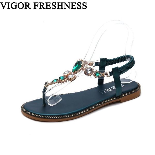 vigor freshness sandals summer women shoes crystal flat heels woman sandals rhinestone shoes roman ladies wy487, Black
vigor freshness sandals summer women shoes crystal flat heels woman sandals rhinestone shoes roman ladies wy487, Black
