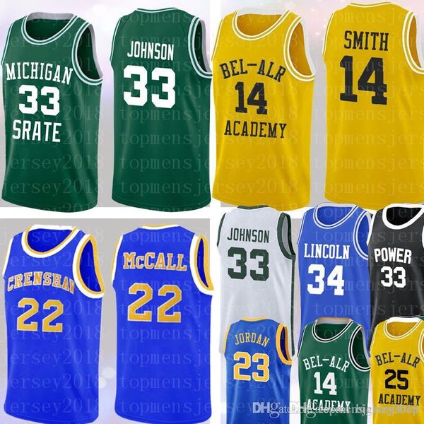larry 33 bird kareem abdul-jabbar earvin johnson college lew alcindor 34 jesus shuttlesworth jerseys bel-air academy 14 smith 25 banks, Black
larry 33 bird kareem abdul-jabbar earvin johnson college lew alcindor 34 jesus shuttlesworth jerseys bel-air academy 14 smith 25 banks, Black