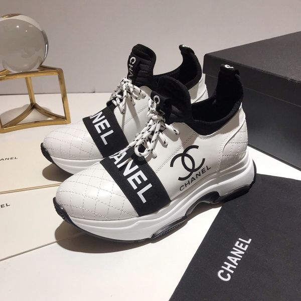 new high-end brand ladies boots leather luxuries womens sandals casual shoes basketball air with original box c4, Black