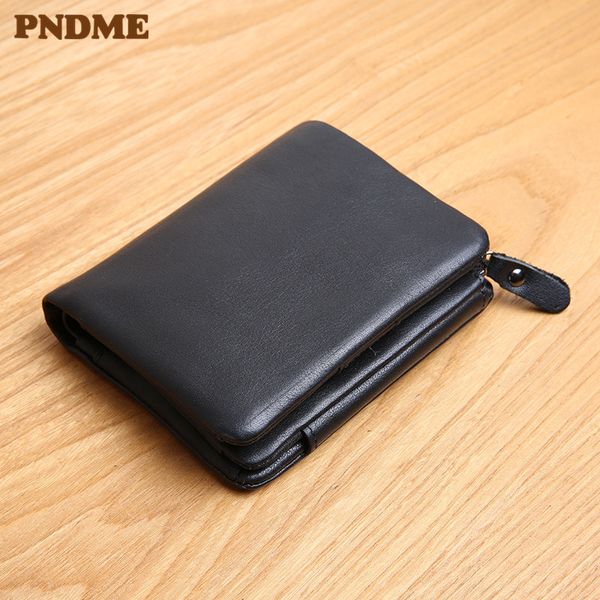 pndme simple casual genuine leather men's small wallet fashion retro real cowhide three fold large capacity women's coin purse, Red;black
pndme simple casual genuine leather men's small wallet fashion retro real cowhide three fold large capacity women's coin purse, Red;black