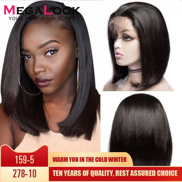 glueless bob wig brazilian straight short lace front human hair wigs for black women pre plucked with baby hair remy, Black;brown
glueless bob wig brazilian straight short lace front human hair wigs for black women pre plucked with baby hair remy, Black;brown