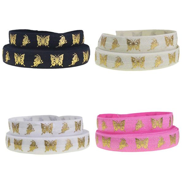 wholesale 1.5cm gold foil butterfly printed elastic band knotted yoga hair band diy hair ties fold over elastic 5/8, Slivery;white
wholesale 1.5cm gold foil butterfly printed elastic band knotted yoga hair band diy hair ties fold over elastic 5/8, Slivery;white