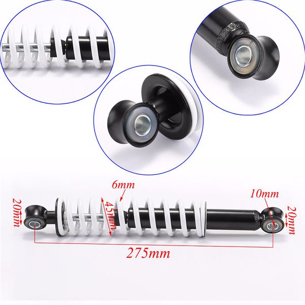 tdpro 275mm motorcycle front absorber air suspension er spring for atv quad buggy go kart dirt bike su-30 jzb-003
tdpro 275mm motorcycle front absorber air suspension er spring for atv quad buggy go kart dirt bike su-30 jzb-003