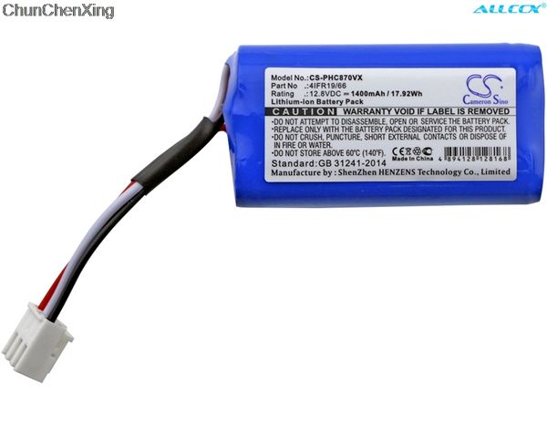 аккумулятор cameron sino 1400mah 4ifr19 / 66 для philips fc8603, fc8700, fc8705, fc8710
аккумулятор cameron sino 1400mah 4ifr19 / 66 для philips fc8603, fc8700, fc8705, fc8710