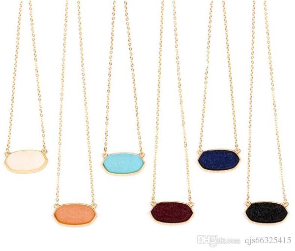 7 colors option resin drusy look hexagon pendant necklace druzy oval pendant choker statement necklaces for women jewelry gift, Silver
7 colors option resin drusy look hexagon pendant necklace druzy oval pendant choker statement necklaces for women jewelry gift, Silver