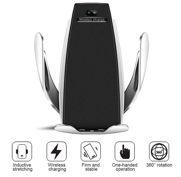 2019 new ir automatic clamping wirele car charger air vent uction phone holder charging mount bracket with retail box for iphone android
2019 new ir automatic clamping wirele car charger air vent uction phone holder charging mount bracket with retail box for iphone android