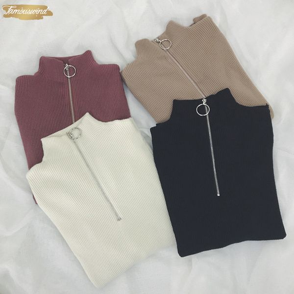 zipper turtleneck solid women sweater skinny elastic knitted full sleeve pullover femme female soft christmas jumper quality, White;black
zipper turtleneck solid women sweater skinny elastic knitted full sleeve pullover femme female soft christmas jumper quality, White;black